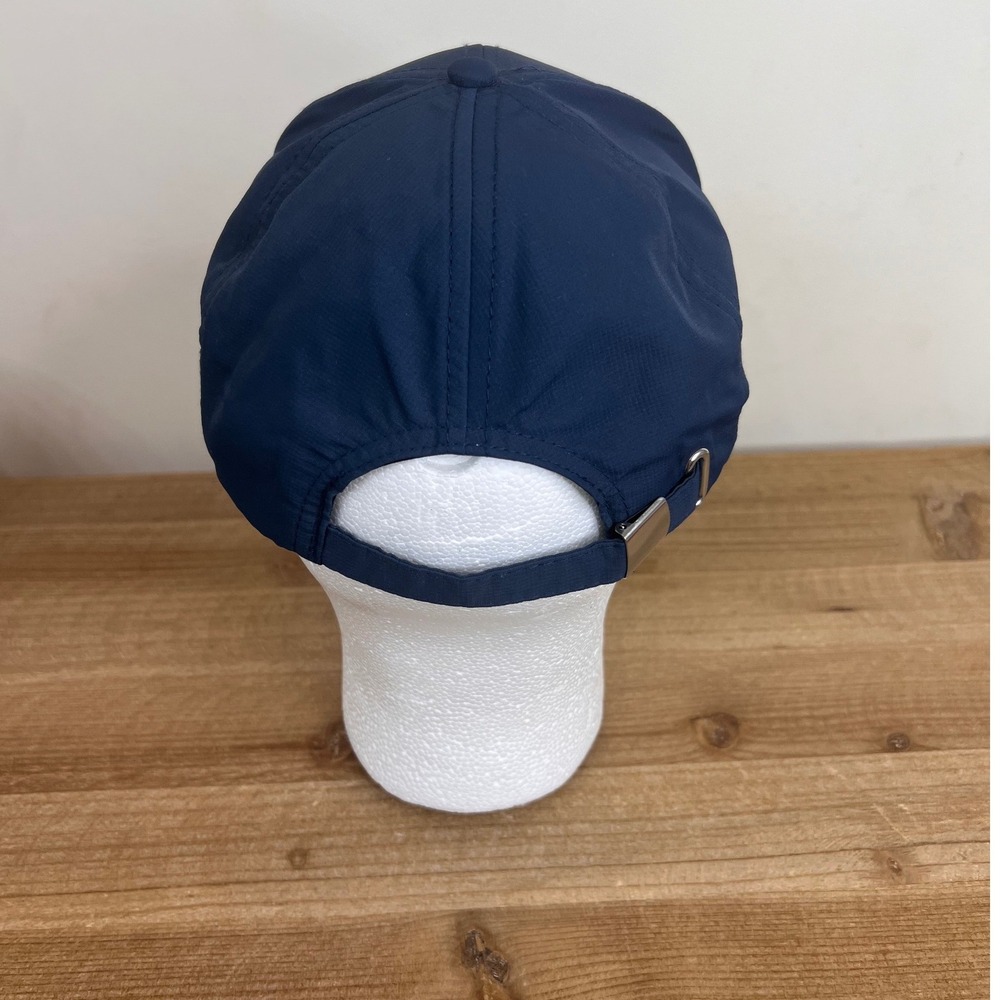 Bass Men's Navy Blue Ripstop Performance Fishing Baseball Cap Adjustable‎ Hat - Picture 4 of 5
